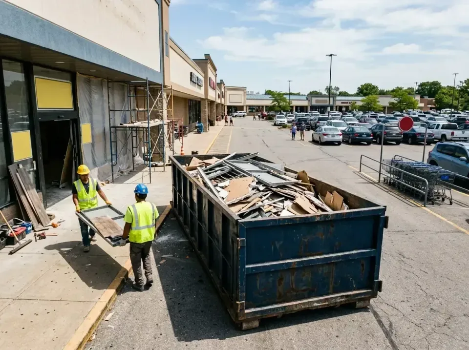 retail-store-renovation-debris-003 — frequently asked questions, Roll-off Dumpster Rentals in Normandy, MO